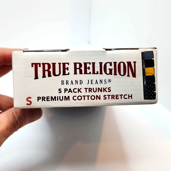 TRUE RELIGION 5 PREMIUMCOTTON STRETCH TRUNKS, SIZE SMALL (S) - Picture 6 of 10